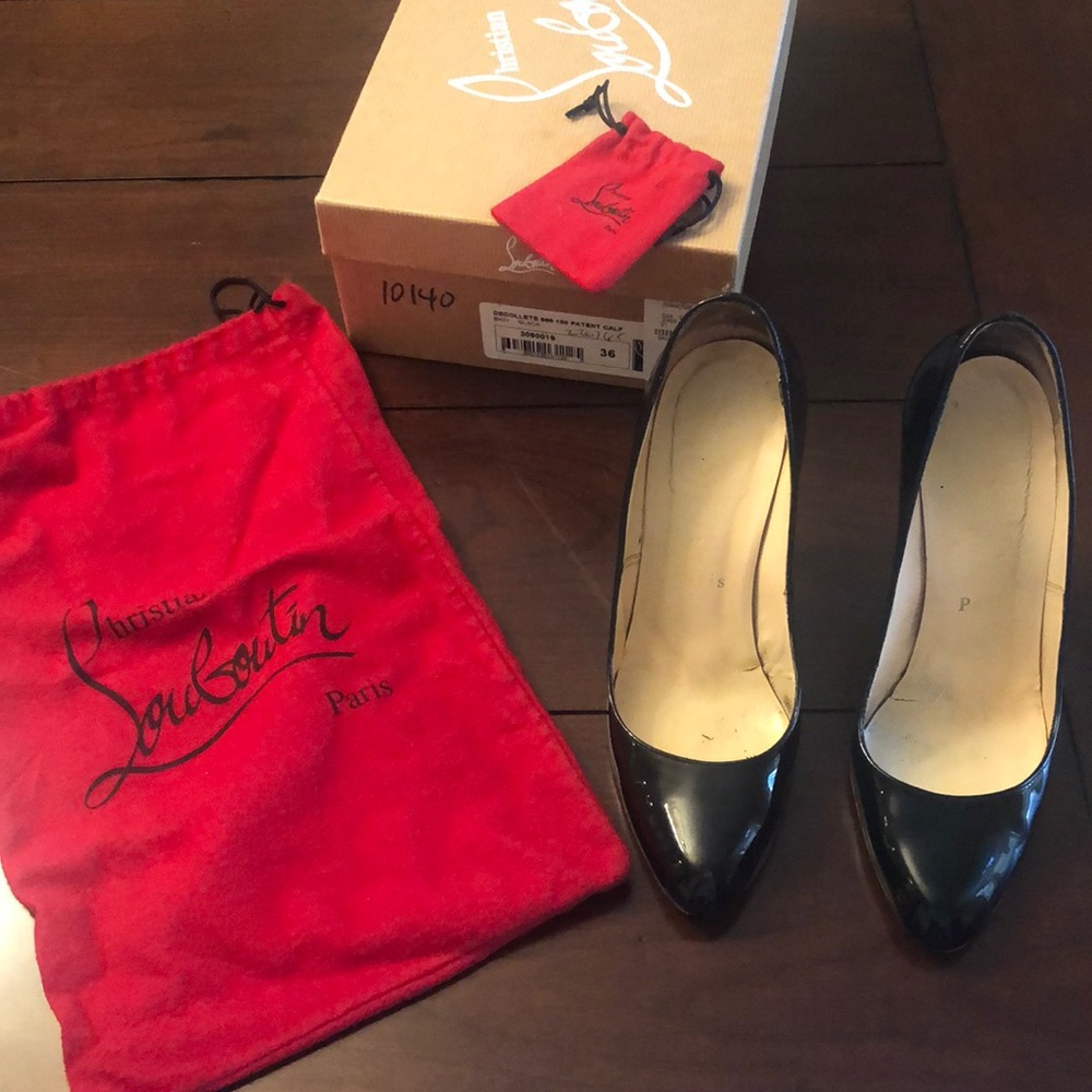 Christian Louboutin Décolleté 868 100 black pumps